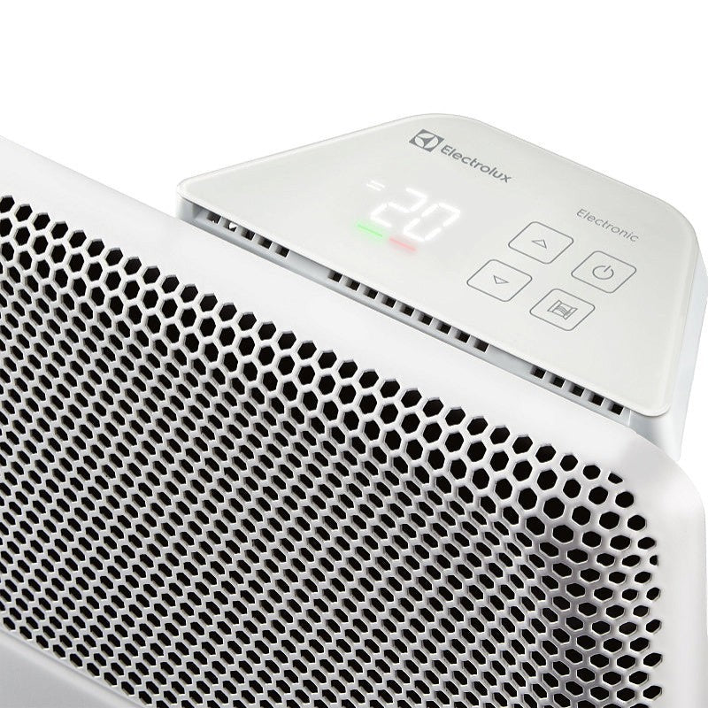 Convector electric Electrolux ECH/AT-2000 3AE EEC montaj perete/podea, 2000 W, Wi-Fi, Afișaj Digital, Termostat Electronic, Protecție IP24, Control Parental , Funcție Anti-Ingheț, Alb