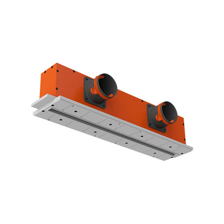 Grilă de ventilație încastrată în rigips Ergovent, LINEO600, 75mm, Profile DAMPER