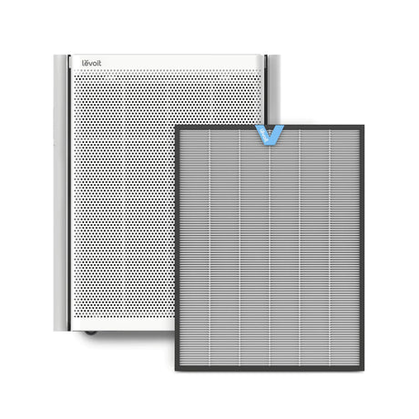 Resigilat! Filtru Purificator de aer Smart Levoit EverestAir, True HEPA, Carbon Activ