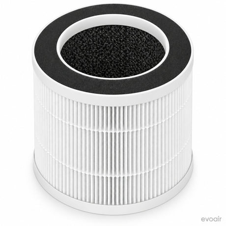 Filtru Purificator de aer Evoair Joy, 4in1, Filtru True HEPA H13, Filtru Carbon Activ, Pre-filtru Nylon, Protecție Textilă, Original
