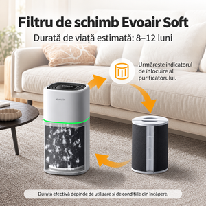 Filtru de schimb Evoair Soft – filtru Evoair Soft, grafică în limba română