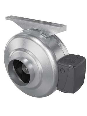 Ventilator centrifugal Squall D100 GDF Venteurope, Debit 245 mc/h, Diametru Ø100mm, Carcasa otel galvanizat