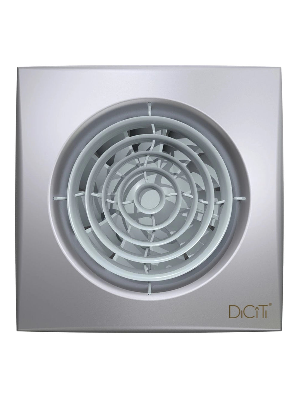 Ventilator baie Gentle 125 BD Gray Metal, Debit 180mc/h, Ø125mm, Silent, Clapeta antiretur, Motor Long Life 40000h
