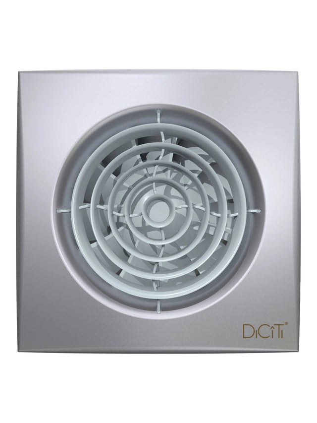 Ventilator baie AURA 5C Silent Gray Metal, Clapeta antiretur, Motor Long Life 40000h, Debit 180mc/h, Ø125mm, Gray Metal
