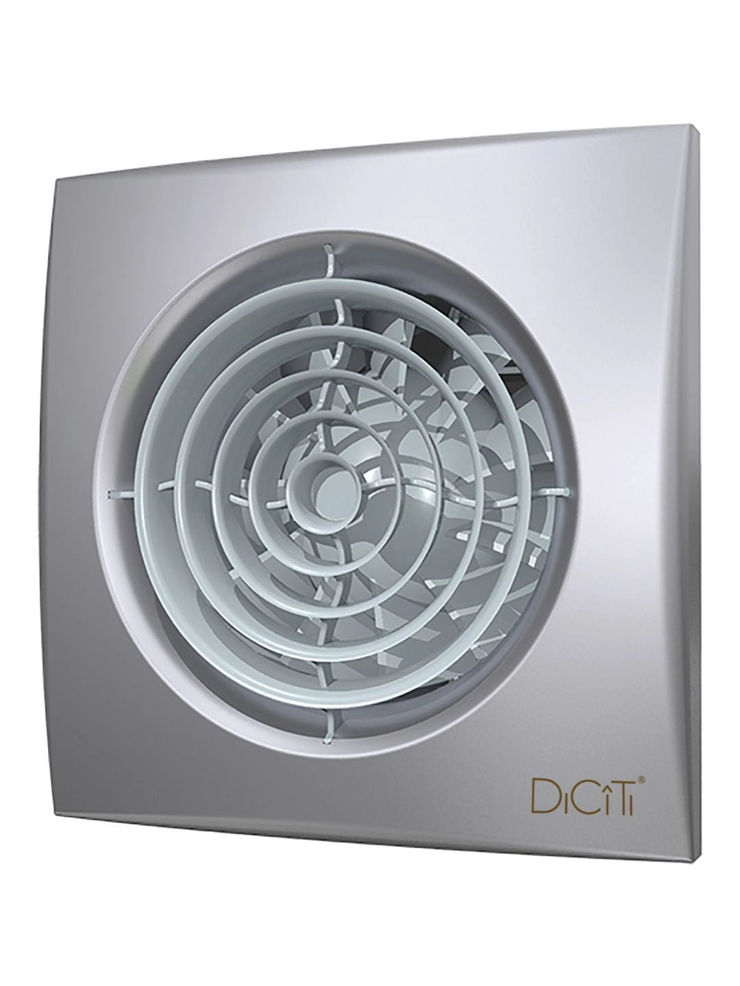 Ventilator baie AURA 5C Silent Gray Metal, Clapeta antiretur, Motor Long Life 40000h, Debit 180mc/h, Ø125mm, Gray Metal