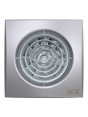 Ventilator baie AURA 5C Silent Gray Metal, Clapeta antiretur, Motor Long Life 40000h, Debit 180mc/h, Ø125mm, Gray Metal
