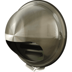 Grila ventilatie Ø100 cu protectie ploaie si plasa antiinsecte, metal