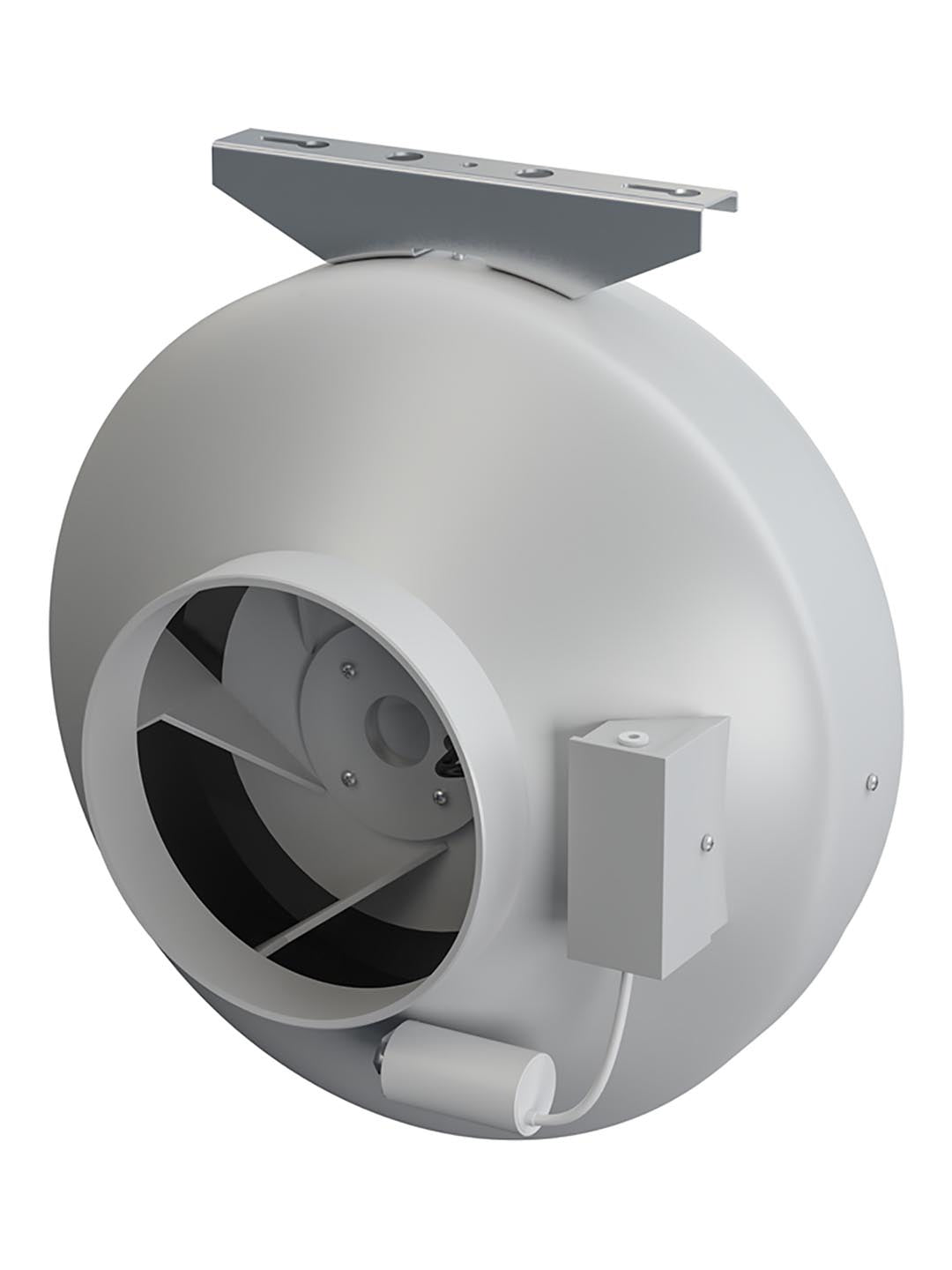 Ventilator centrifugal de tubulatura Twister 160 Venteurope, Debit 680mc/h, Diametru Ø160mm