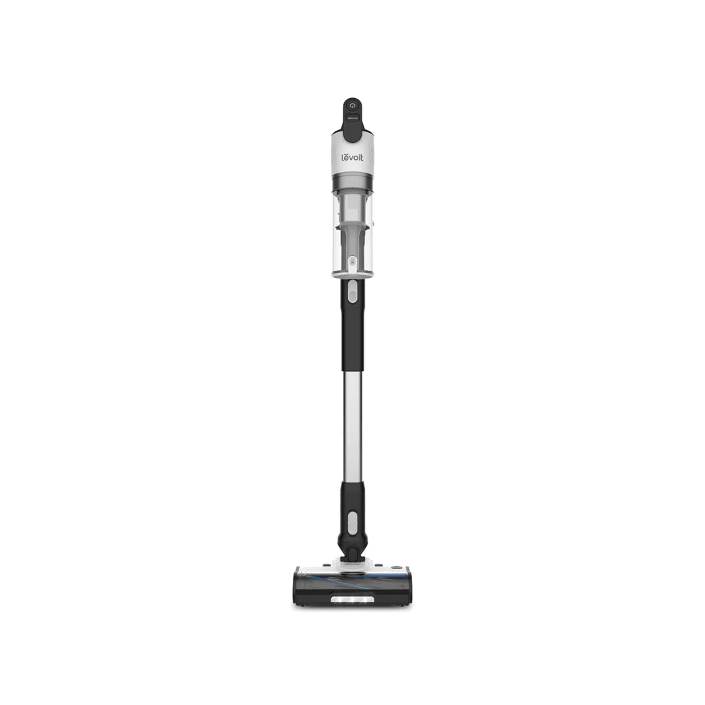 Aspirator vertical fara fir LEVOIT V200 , Autonomie 50 Min, Iluminare LED, 180W, Container 0.75 L, Filtru HEPA 5 Stadii, ALB