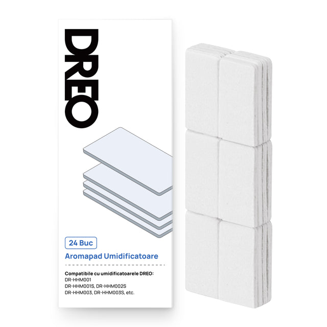 Set 24 Pad-uri Aromaterapie DREO – Compatibile cu Umidificatoarele DR-HHM
