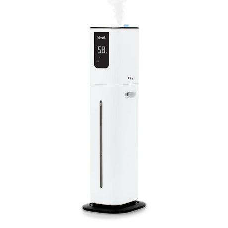 Resigilat! Umidificator LEVOIT - OasisMist 1000S Smart Ultrasonic Cool Mist Tower, Autonomie 100 ore, Control Voce , Telecomanda, Rezervor 10 L