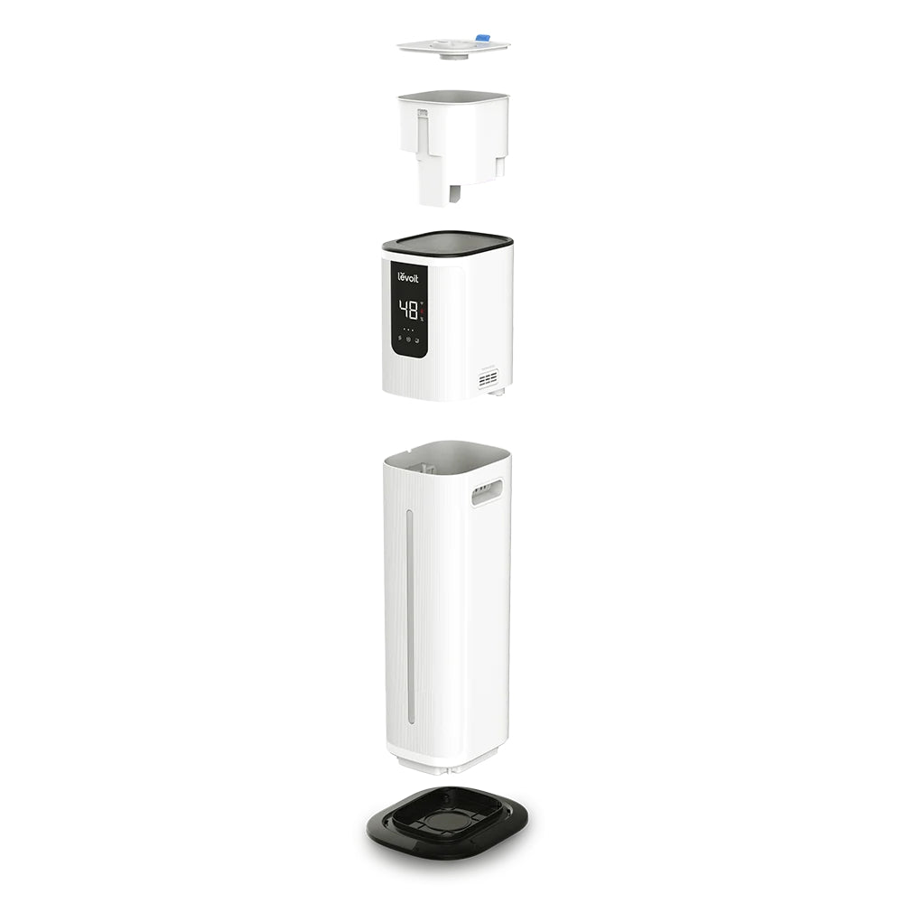 Umidificator LEVOIT - OasisMist 1000S Smart Ultrasonic Cool Mist Tower, Autonomie 100 ore, Control Voce , Telecomanda, Rezervor 10 L