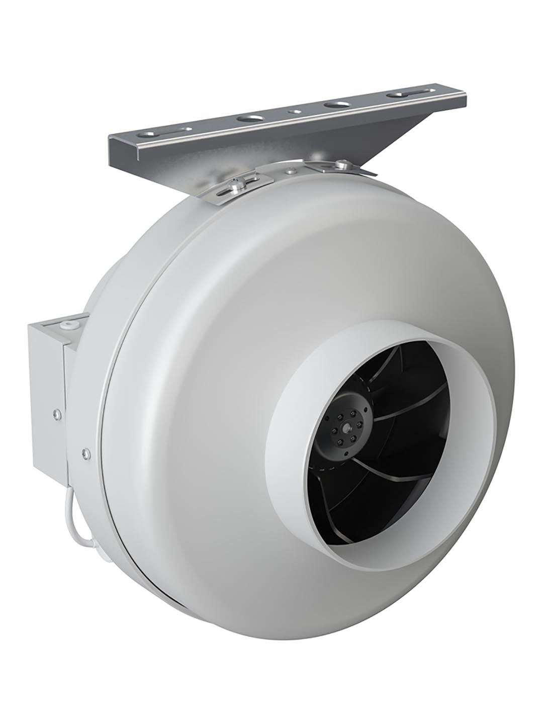 Ventilator centrifugal de tubulatura Twister 125 Venteurope, Debit 370mc/h, Diametru Ø125mm
