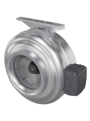Ventilator centrifugal Squall D200 GDF Venteurope, Debit 935 mc/h, Diametru Ø200mm, Carcasa otel galvanizat