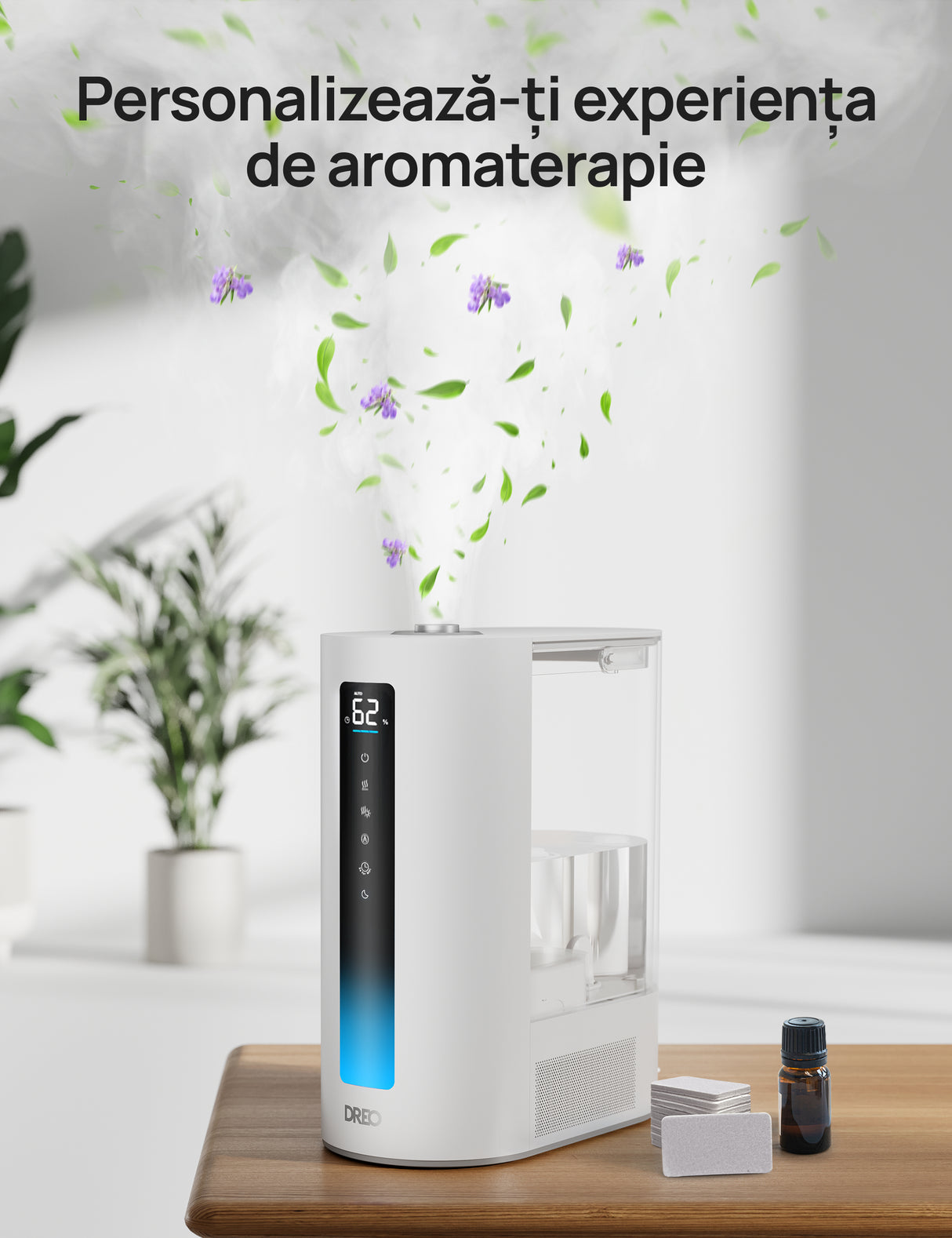 Set 24 Pad-uri Aromaterapie DREO – Compatibile cu Umidificatoarele DR-HHM