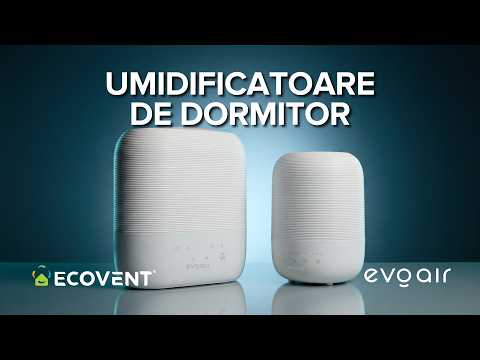 Umidificator Evoair UMIVA 4700 Smart, Wifi, Rezervor 4.8L, Capacitate de umidificare 400ml/h, Senzor umiditate, Mod Auto, Autonomie ≥9.5 ore, Aromateriapie, Indicator umiditate și temperatură, Alb