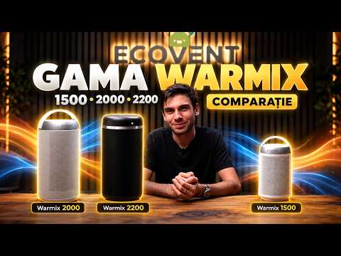 Aerotermă ceramică Evoair Warmix 1500, Wi-Fi, Control Aplicație SmartLife, Încălzire Ceramică PTC, Termostat 3 trepte, Oscilație 60°, Protecție Răsturnare, Răcire Automată (60s), Ecran Tactil, Alb