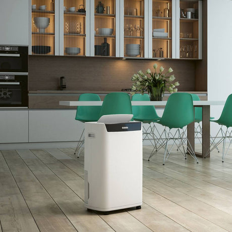 Dezumidificator aer Aquaria S1 24 P, Filtrare tripla, Filtru Carbon, Filtru HEPA, Clapeta motorizata, Wi-Fi, 24l/24h