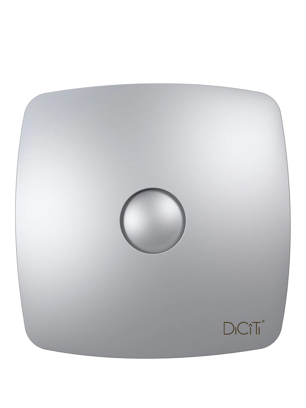 Ventilator de baie Fine 100 BD Gray Metal, Debit 100 mc/h, Ø98, Clapeta antiretur, Gray Metal