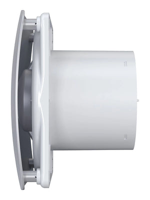 Ventilator de baie Rio 5C Gray Metal, Debit 180 m3/h, Diametru Ø125 mm, Clapeta antiretur, Gray Metal