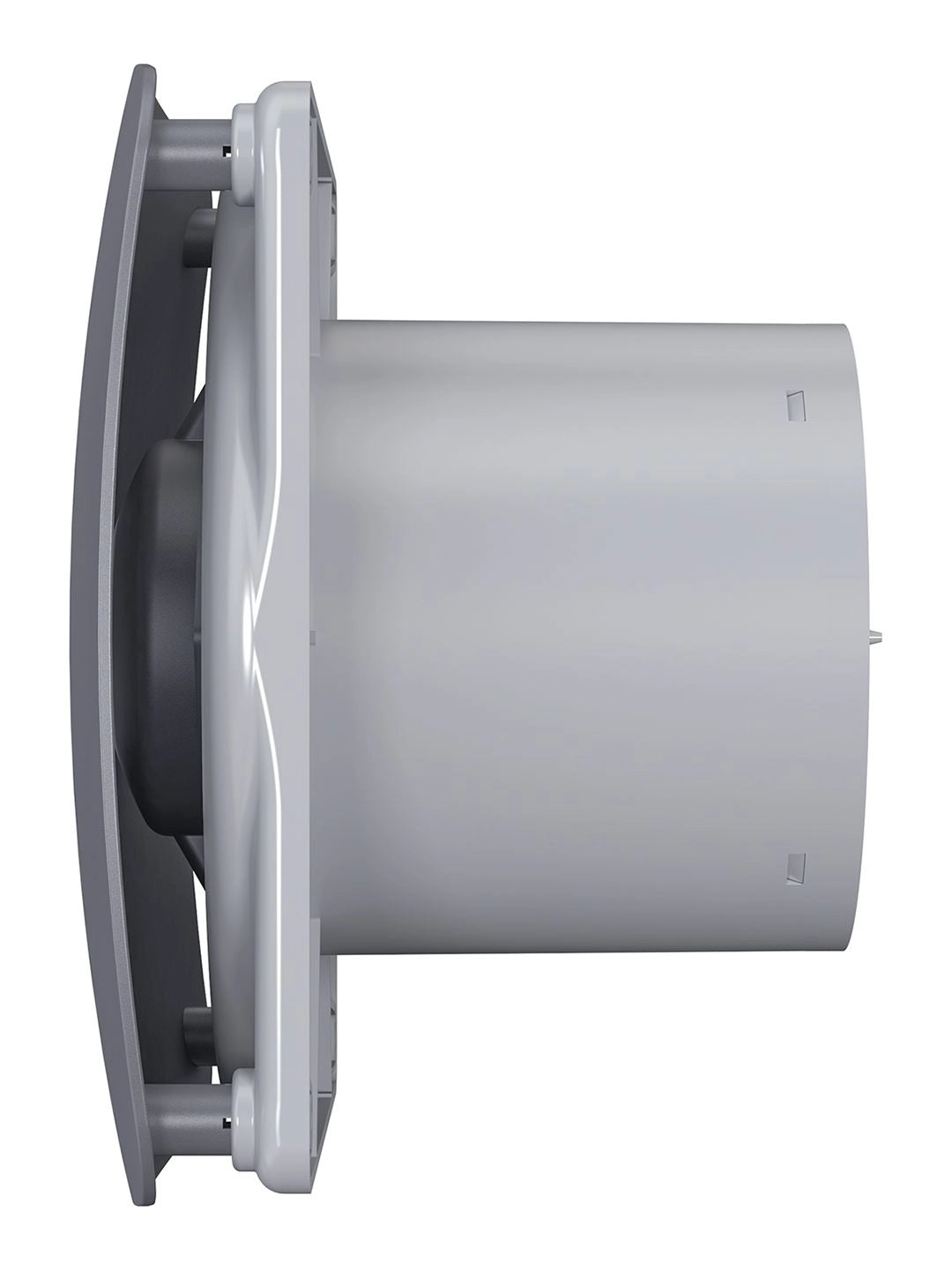 Ventilator de baie Rio 5C Dark Gray Metal, Debit 180 m3/h, Diametru Ø125 mm, Clapeta antiretur, Dark Gray Metal