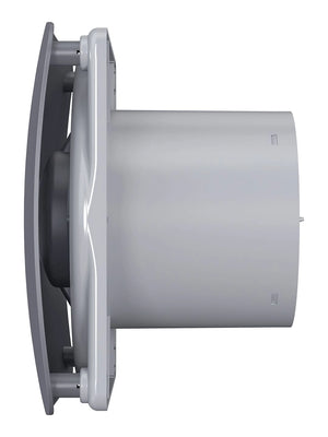 Ventilator de baie Rio 5C Dark Gray Metal, Debit 180 m3/h, Diametru Ø125 mm, Clapeta antiretur, Dark Gray Metal