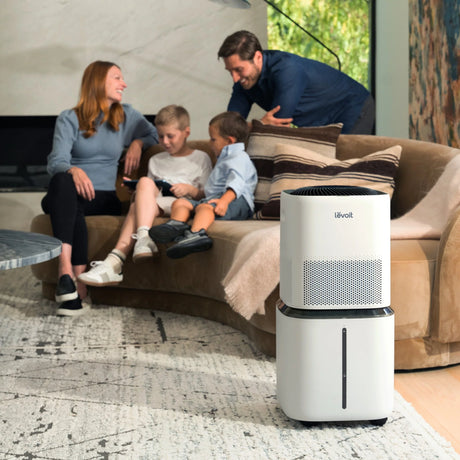 Umidificator de Aer cu Evaporare LEVOIT Superior 6000S Smart, Rezervor 23 litri, Autonomie 72 ore, Control voce, Telecomandă
