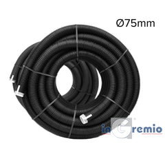 Tubulatură flexibilă InGremio BlackFlex Spectra-200, HDPE, Ø75mm (1 colac = 50 ml)