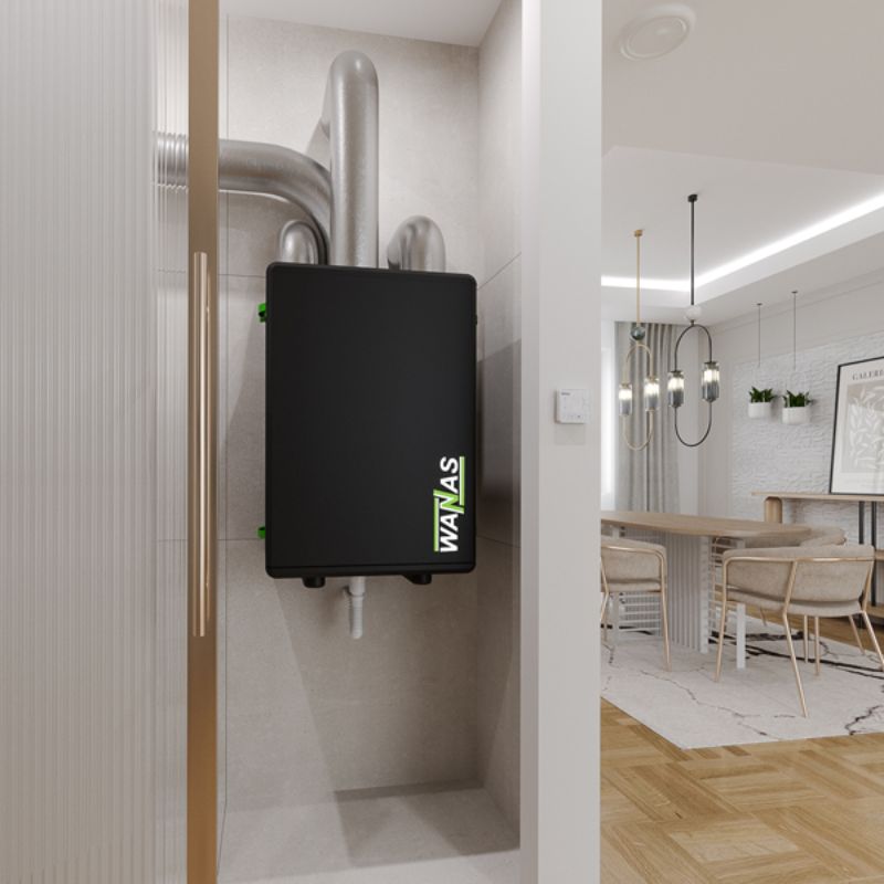 Wanas Black 300V Centrala Ventilatie cu Recuperare de Caldura