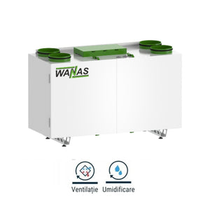 Resigilat! Centrala de Ventilatie cu recuperare de caldura Wanas Combo 430 V Light, Smart, Funcție Ventilație și Umidificare