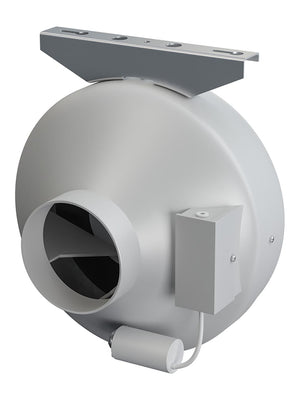 Ventilator centrifugal de tubulatura Twister 100 Venteurope, Debit 265mc/h, Diametru Ø100mm