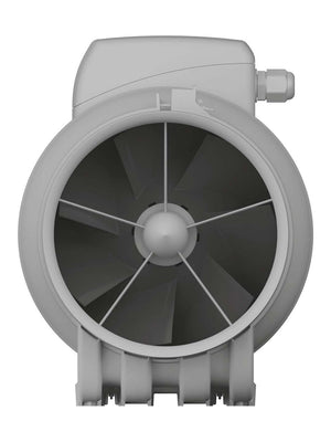 Ventilator axial de tubulatura Monsoon 150/160 2SP Venteurope, Debit 570mc/h, 2 Trepte de viteze, Diametru Ø150mm