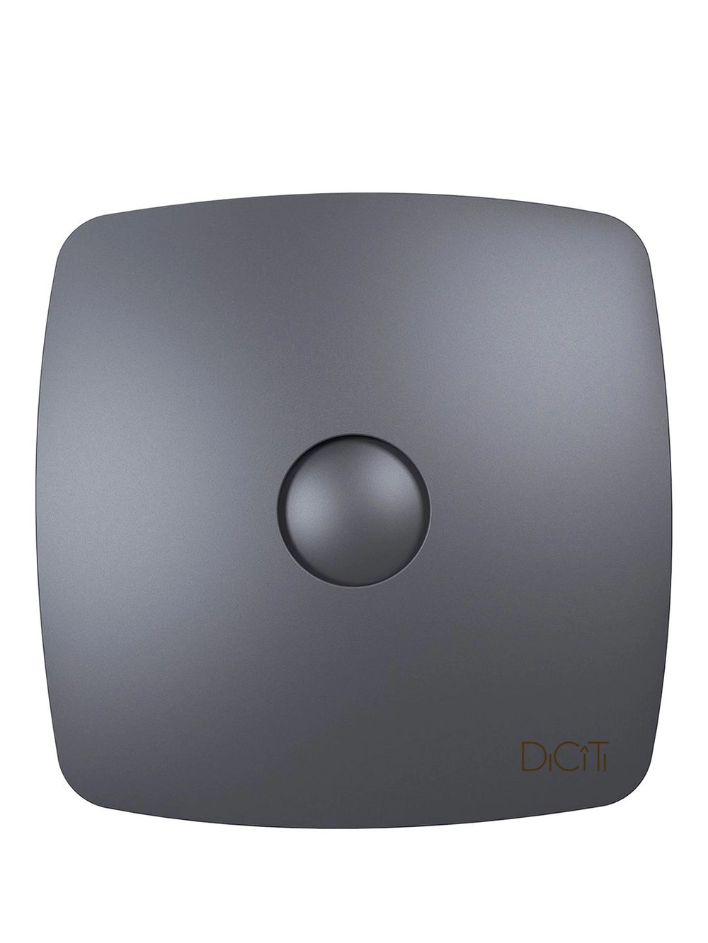 Ventilator de baie Rio 4C Dark Gray Metal, Debit 100 m3/h, Diametru Ø98, Clapeta antiretur, Dark Gray Metal