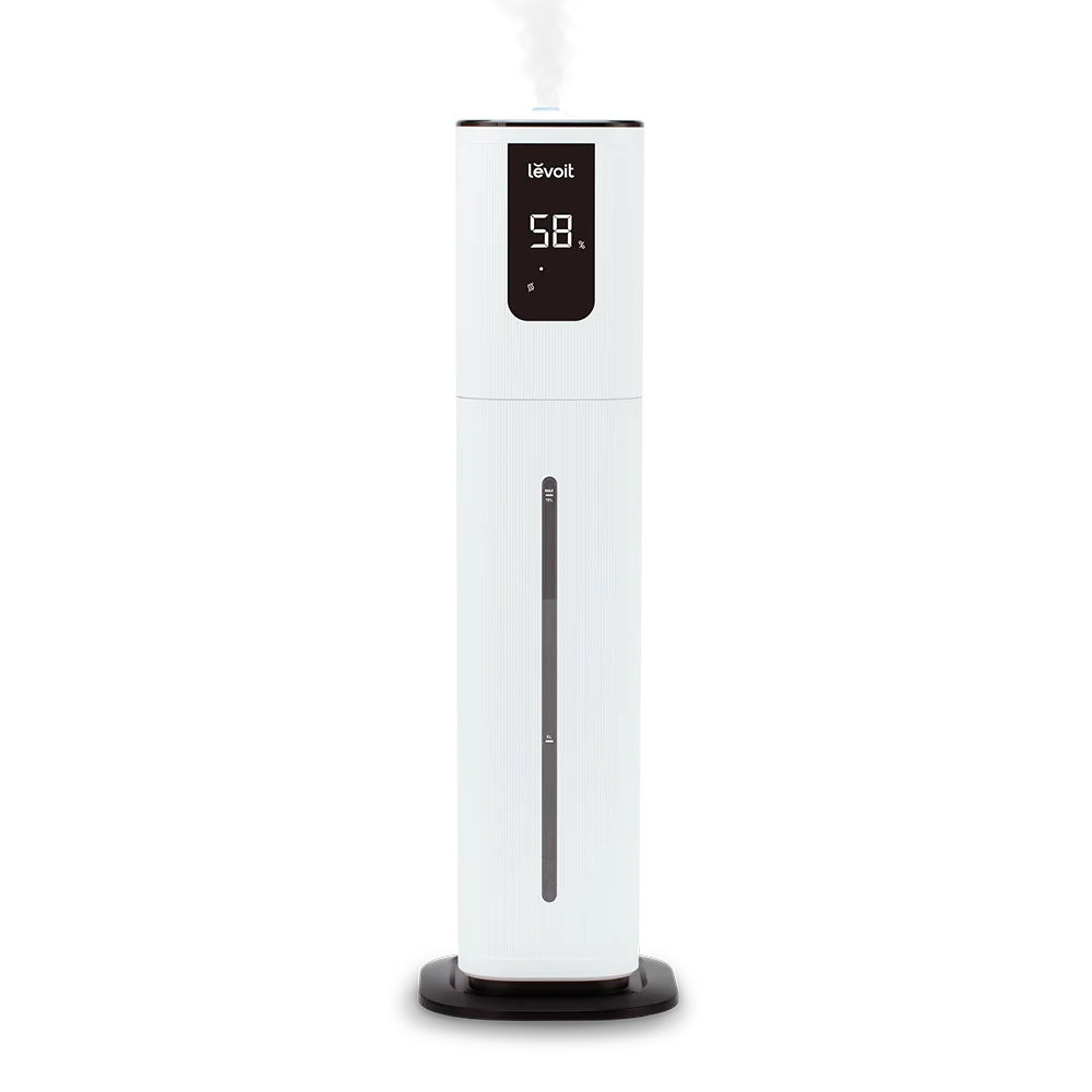 Resigilat! Umidificator LEVOIT - OasisMist 1000S Smart Ultrasonic Cool Mist Tower, Autonomie 100 ore, Control Voce , Telecomanda, Rezervor 10 L