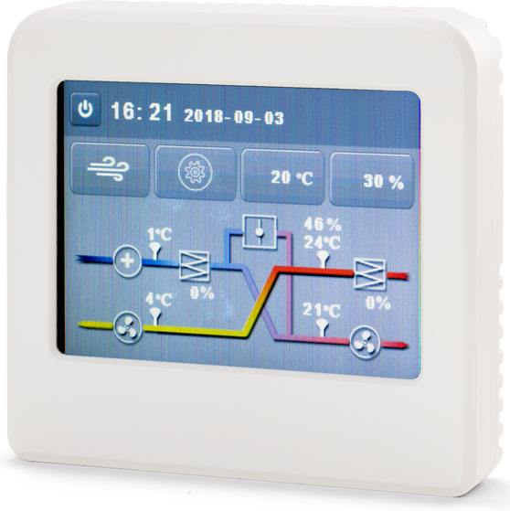 LCD smart touch controller pentru centralele Oxygen Seria C si V